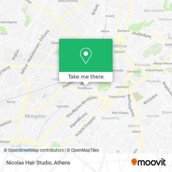 Nicolas Hair Studio map