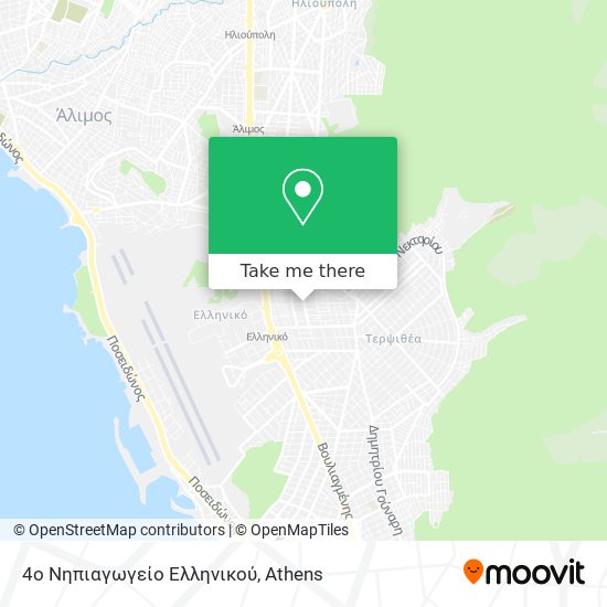 4ο Νηπιαγωγείο Ελληνικού map