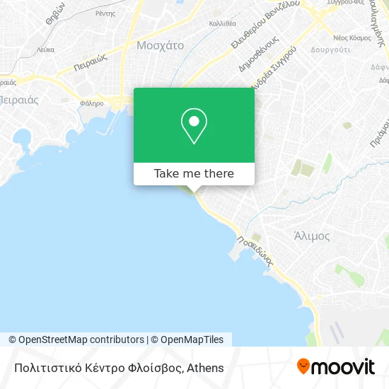 Πολιτιστικό Κέντρο Φλοίσβος map