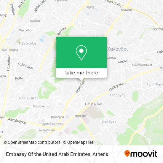 Embassy Of the United Arab Emirates map