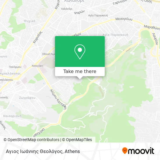 Αγιος Ιωάννης Θεολόγος map