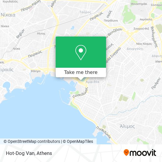Hot-Dog Van map