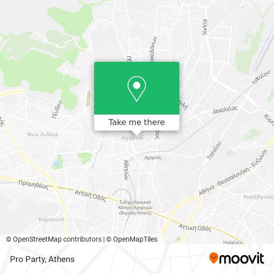 Pro Party map