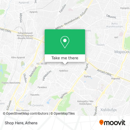 Shop Here map