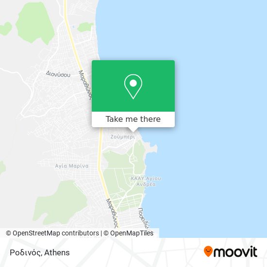 Ροδινός map