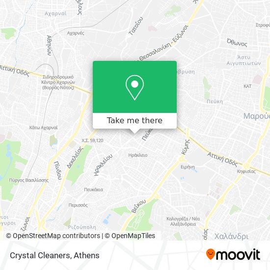 Crystal Cleaners map