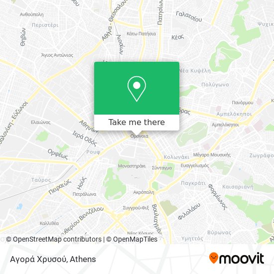 Αγορά Χρυσού map