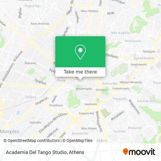 Academia Del Tango Studio map