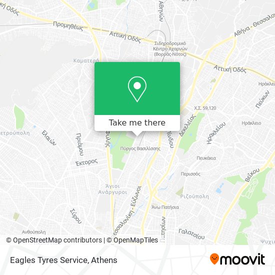 Eagles Tyres Service map