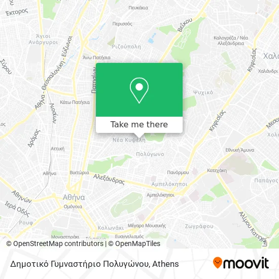 Δημοτικό Γυμναστήριο Πολυγώνου map