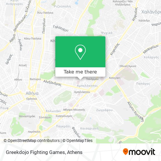 Greekdojo Fighting Games map