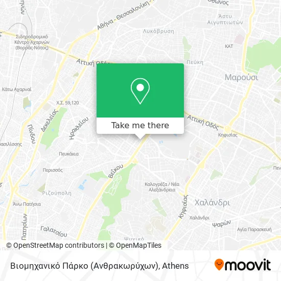 Βιομηχανικό Πάρκο (Ανθρακωρύχων) map
