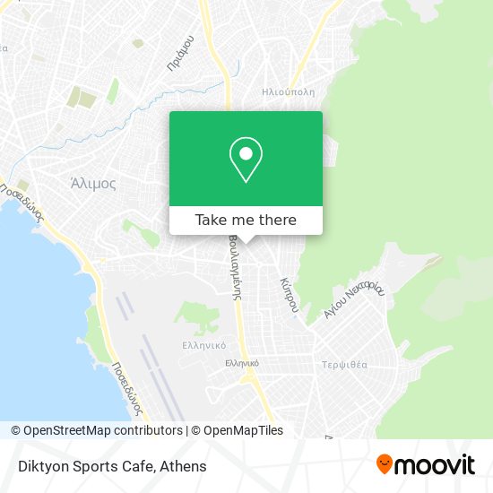 Diktyon Sports Cafe map