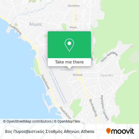 8ος Πυροσβεστικός Σταθμός Αθηνών map