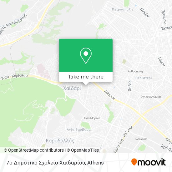 7ο Δημοτικό Σχολείο Χαϊδαρίου map