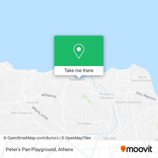 Peter's Pan Playground map