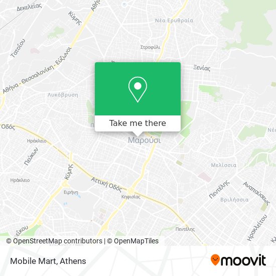 Mobile Mart map