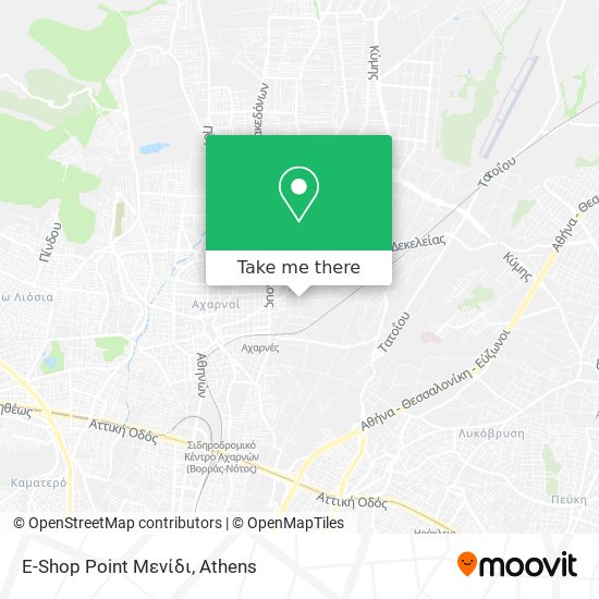 E-Shop Point Μενίδι map