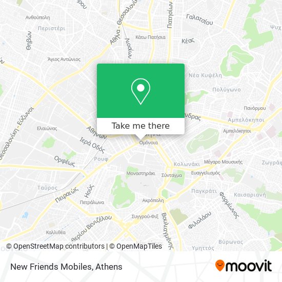 New Friends Mobiles map