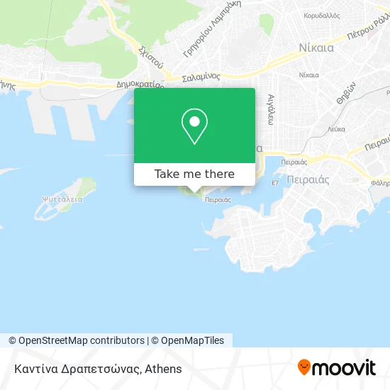 Καντίνα Δραπετσώνας map