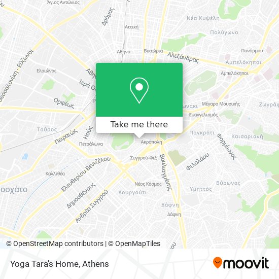 Yoga Tara's Home map