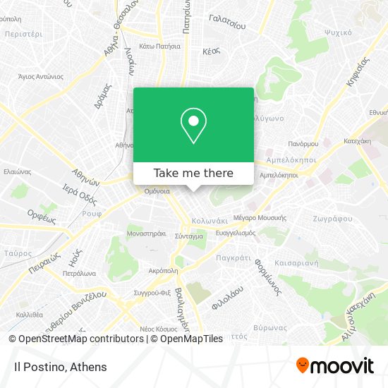 Il Postino map