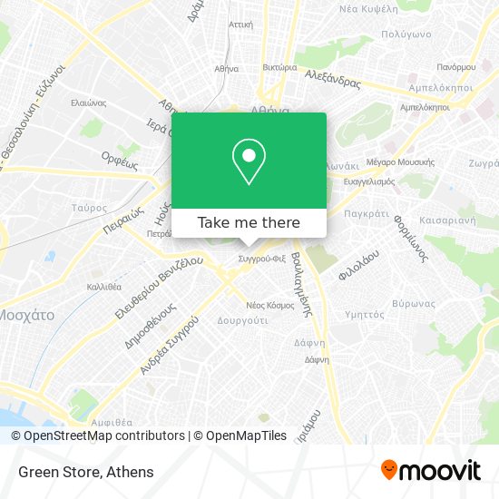 Green Store map