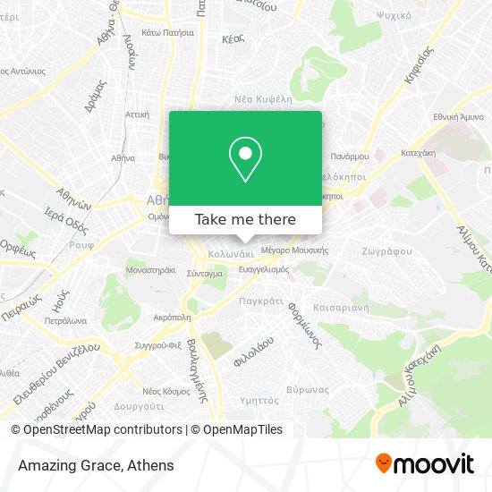 Amazing Grace map