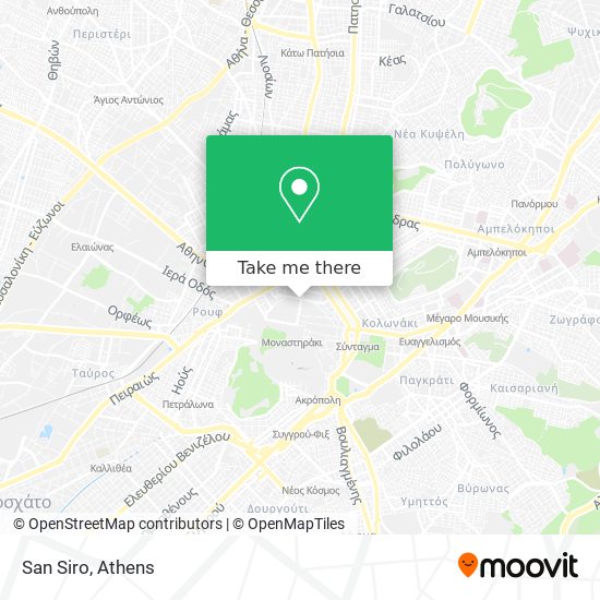 San Siro map