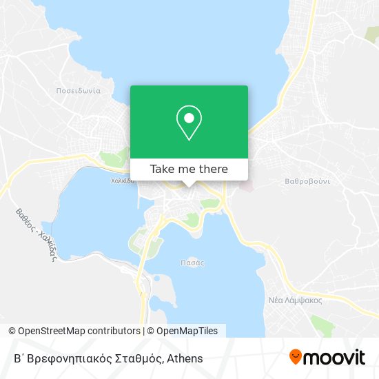 Β΄ Βρεφονηπιακός Σταθμός map