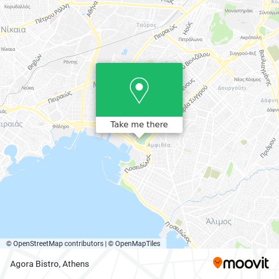 Agora Bistro map