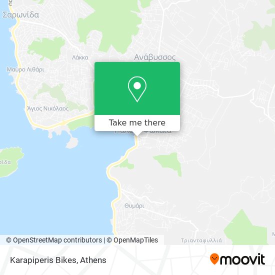 Karapiperis Bikes map