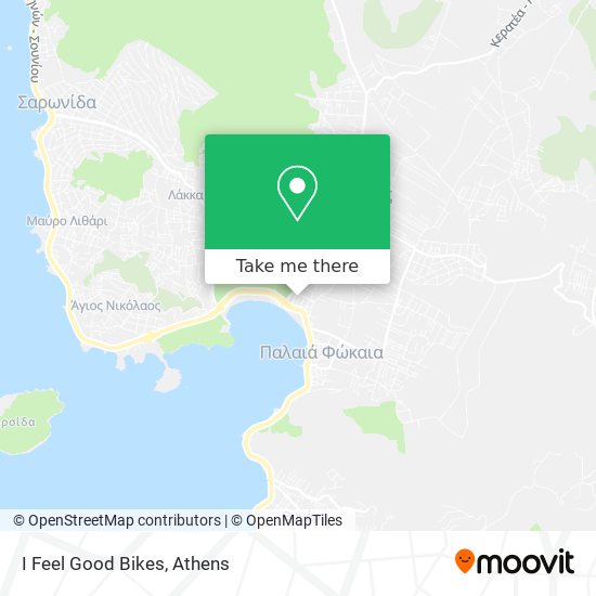 I Feel Good Bikes map