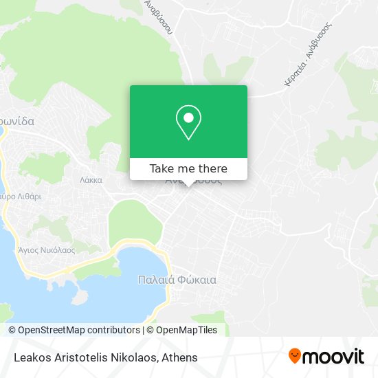 Leakos Aristotelis Nikolaos map