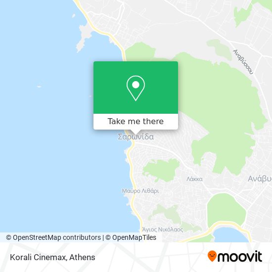 Korali Cinemax map