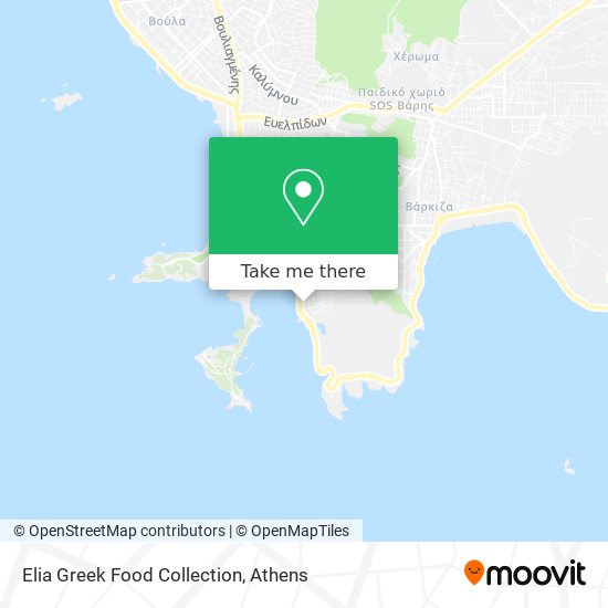 Elia Greek Food Collection map