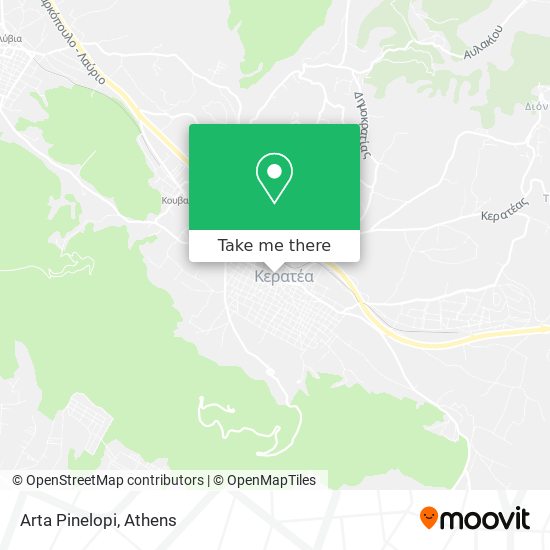 Arta Pinelopi map