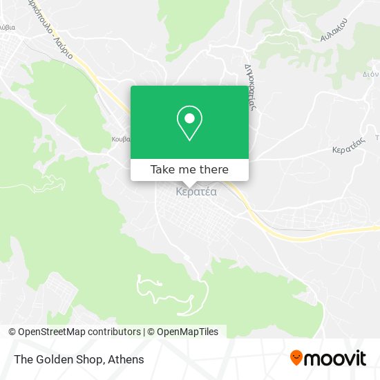 The Golden Shop map