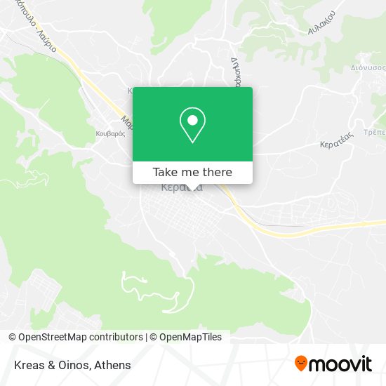 Kreas & Oinos map