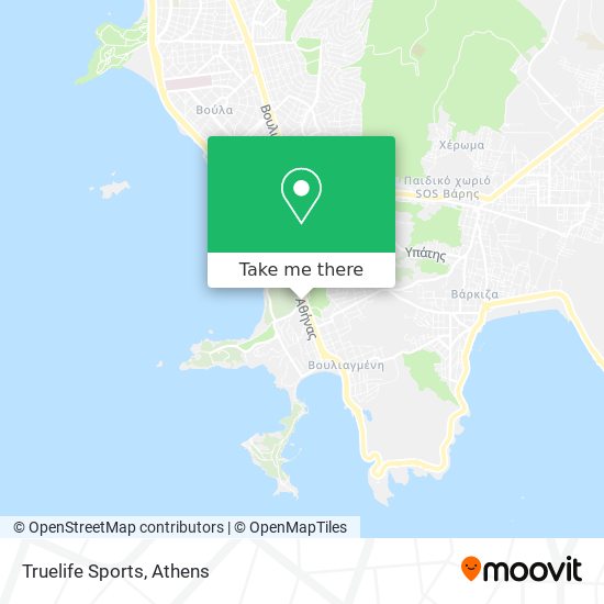 Truelife Sports map