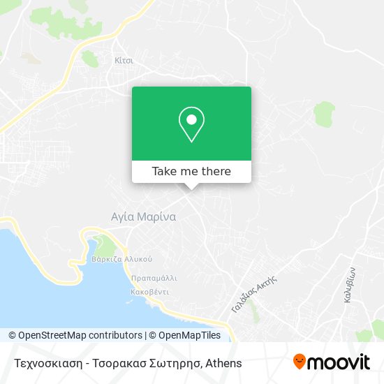 Τεχνοσκιαση - Τσορακασ Σωτηρησ map