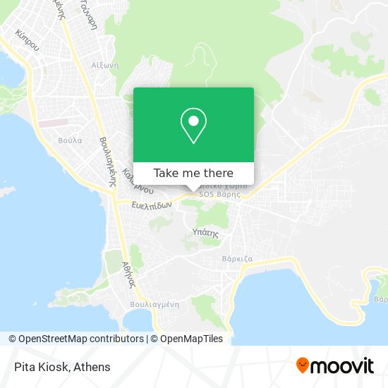 Pita Kiosk map