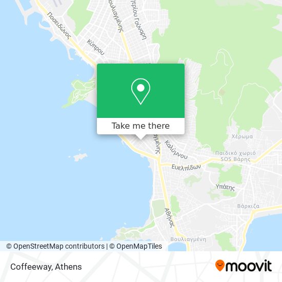 Coffeeway map