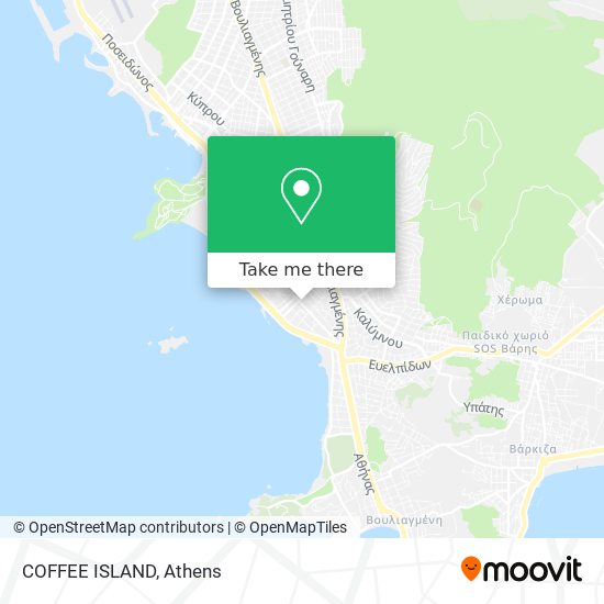 COFFEE ISLAND map