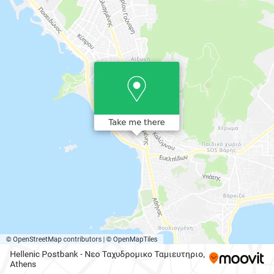 Hellenic Postbank - Νεο Ταχυδρομικο Ταμιευτηριο map