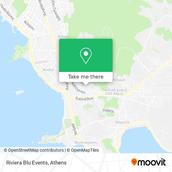 Riviera Blu Events map