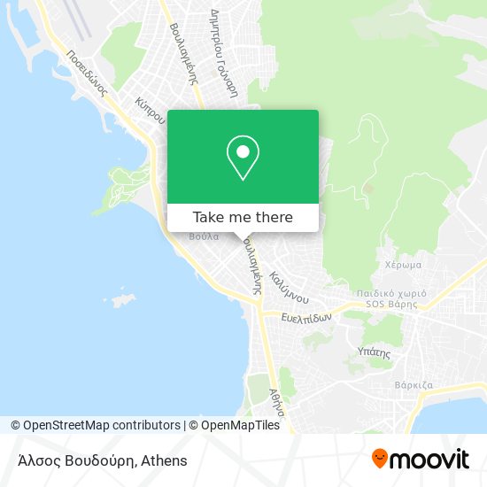 Άλσος Βουδούρη map