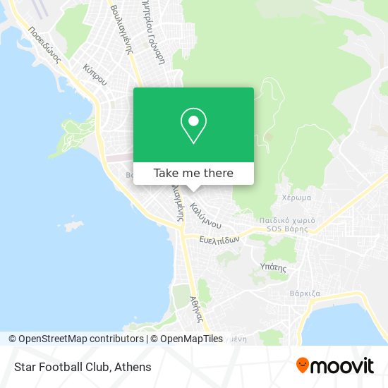 Star Football Club map