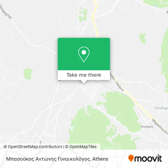 Μπασούκος Αντώνης Γυναικολόγος map