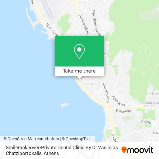 Smilemakeover-Private Dental Clinic By Dr.Vasileios Chatziportokalis map